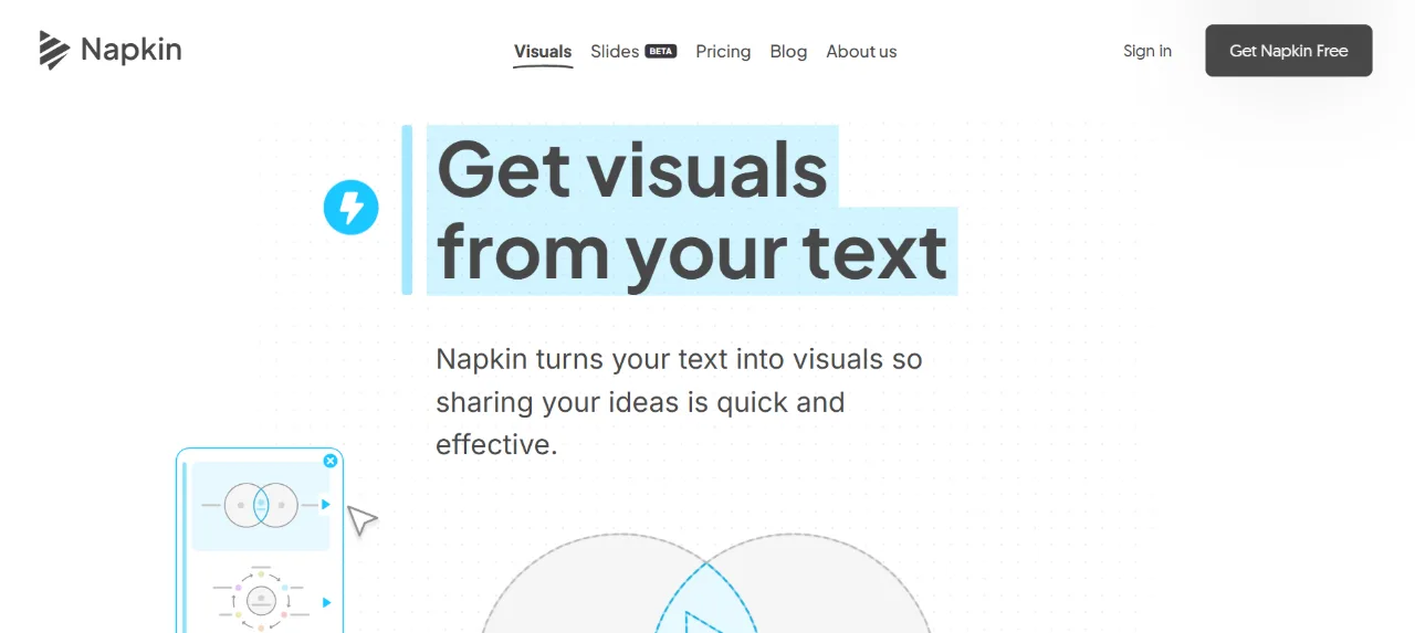 Napkin AI ekran görüntüsü