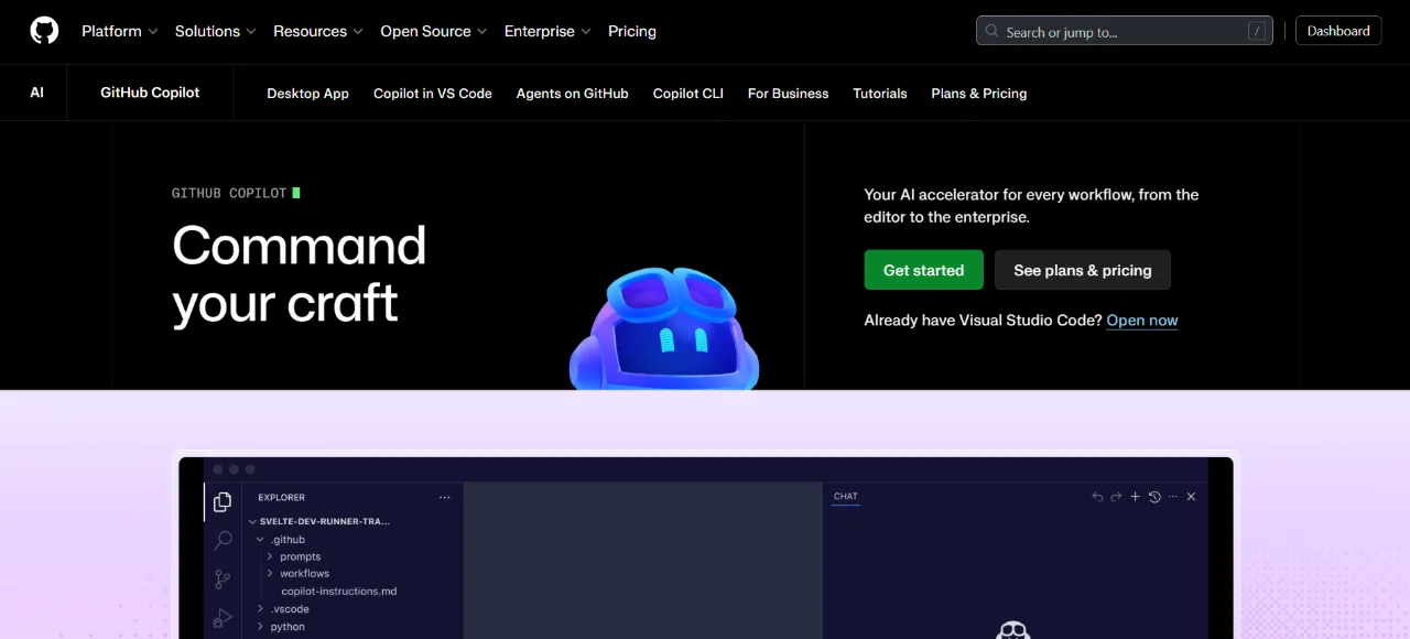 GitHub Copilot ekran görüntüsü