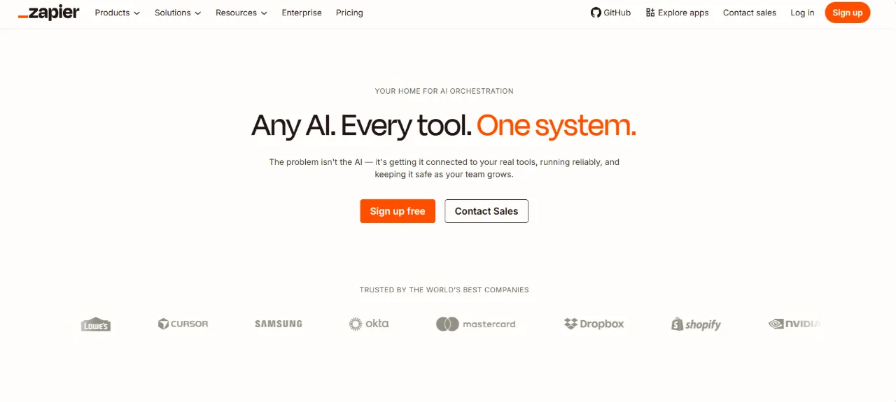Zapier AI ekran görüntüsü