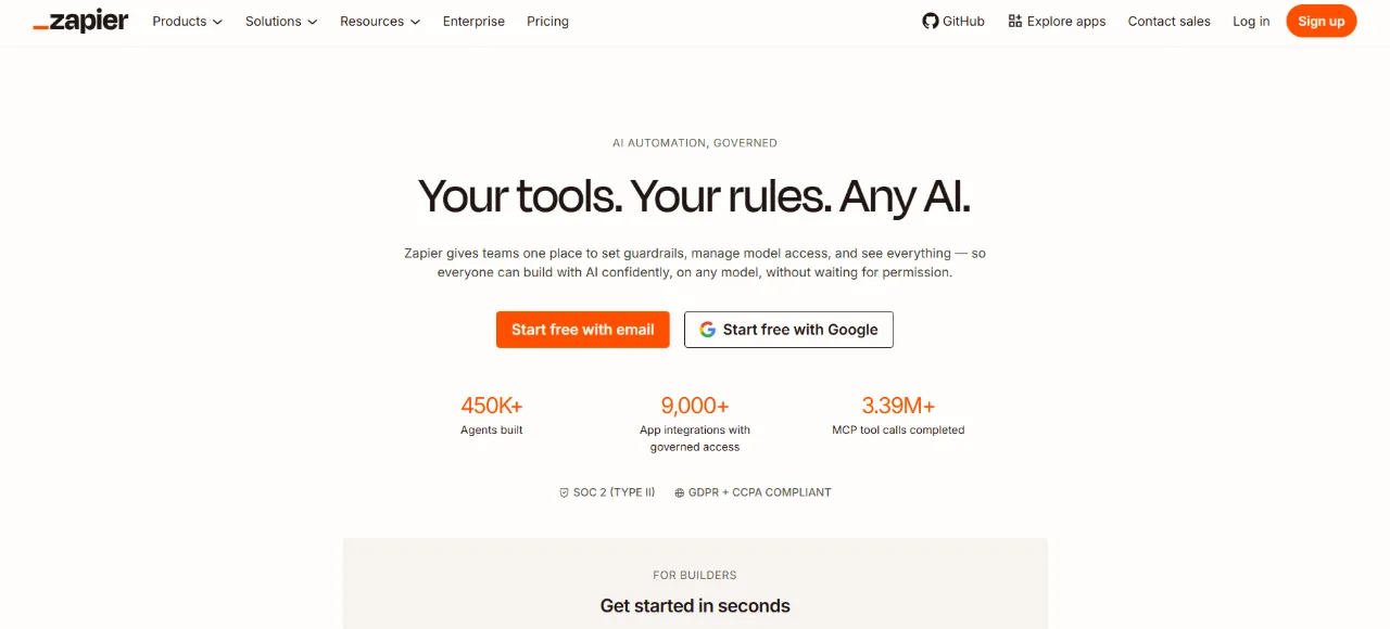 Zapier ekran görüntüsü