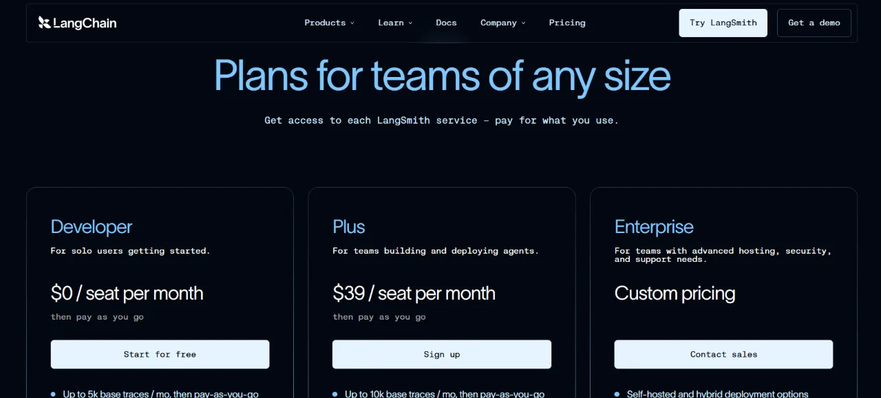 LangChain ekran görüntüsü