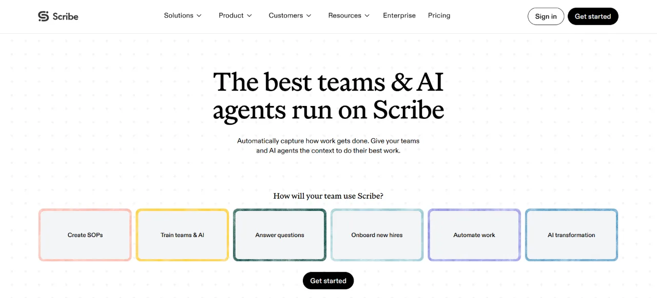 Scribe ekran görüntüsü