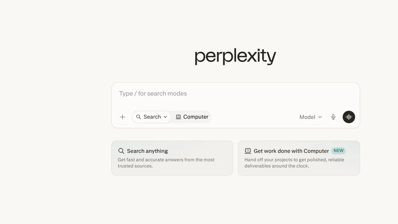 Perplexity ekran görüntüsü
