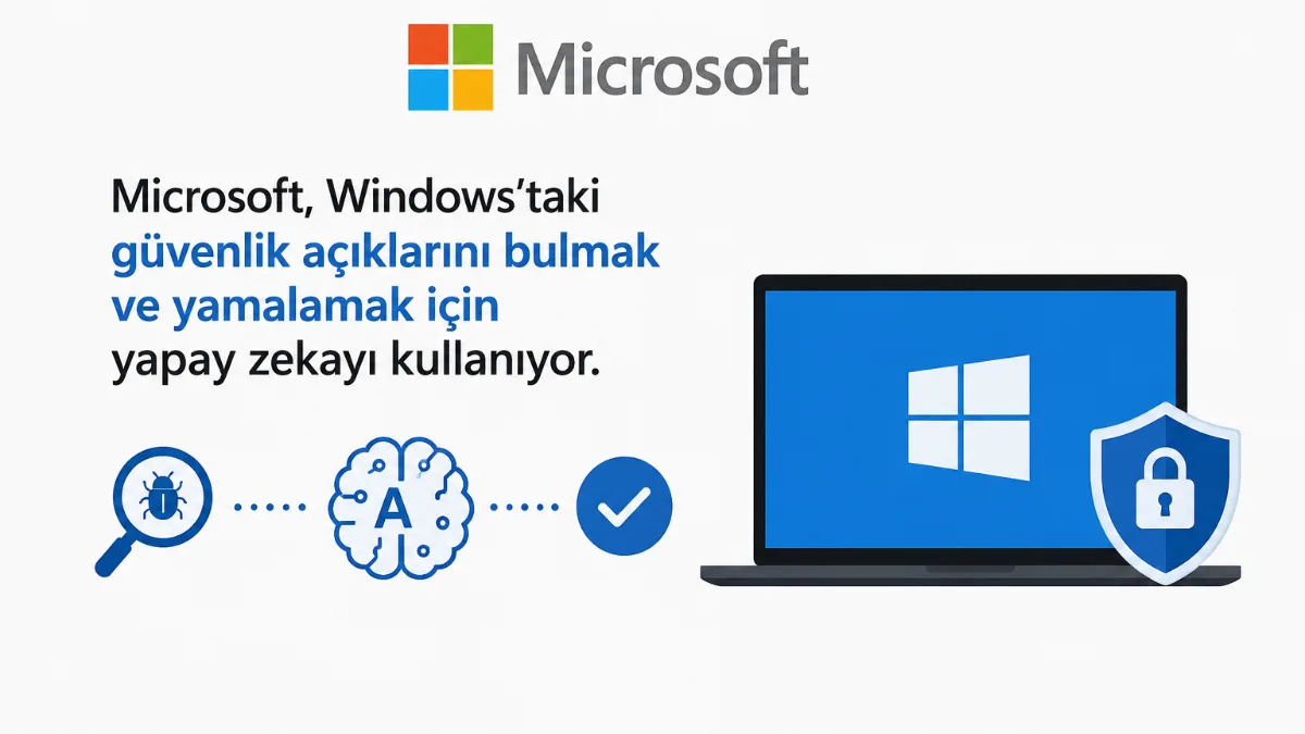 Microsoft, Windows'taki Güvenlik Açıklarını Bulmak İçin Yapay Zekâdan Yararlanıyor